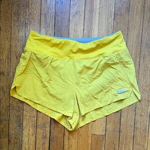 REI Women's Yellow Athletic Shorts